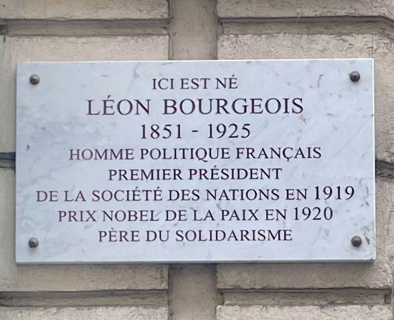 L�on Bourgeois Marker image. Click for full size.