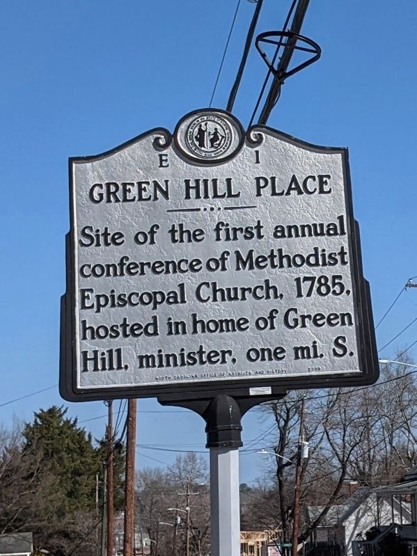Green Hill Place Marker. Click for full size. Green Hill Place Marker image. Click for full size.
