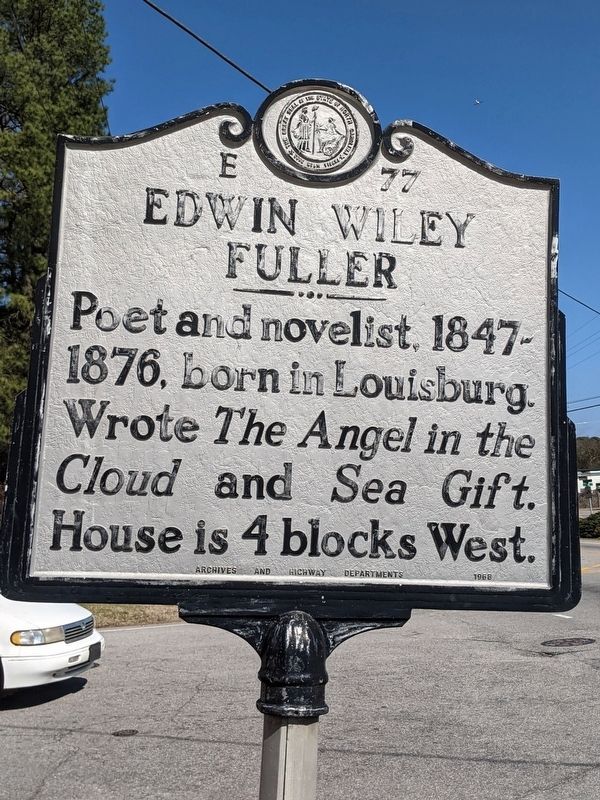 Edwin Wiley Fuller Marker image. Click for full size.
