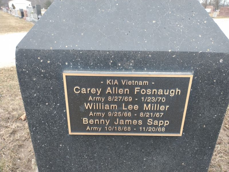 KIA Vietnam Marker. Click for full size. KIA Vietnam Marker image. Click for full size.