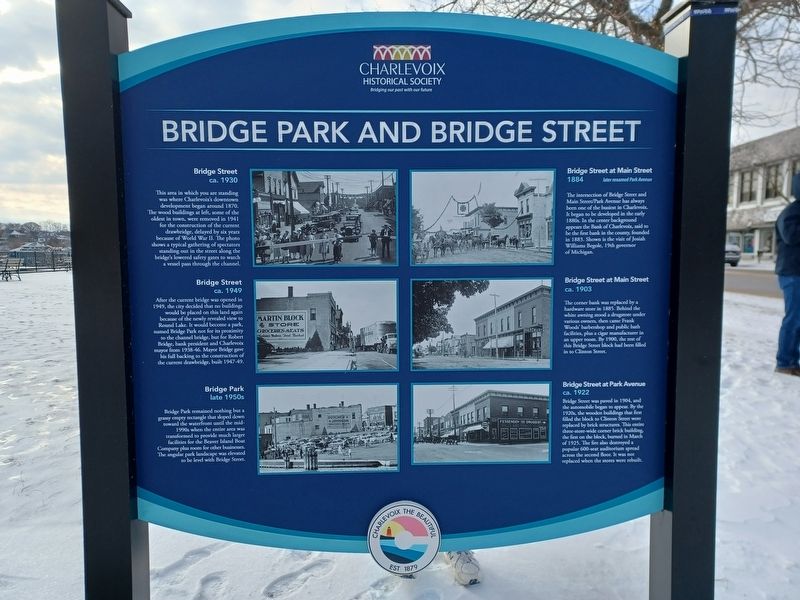 Bridge Park and Bridge Street side of marker image. Click for full size.