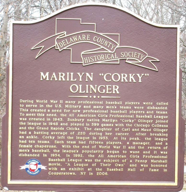 Marilyn �Corky� Olinger Marker image. Click for full size.
