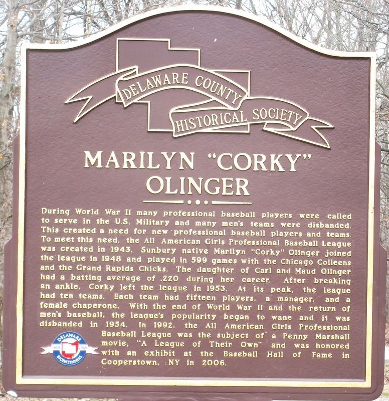 Marilyn Corky Olinger Marker image. Click for full size.