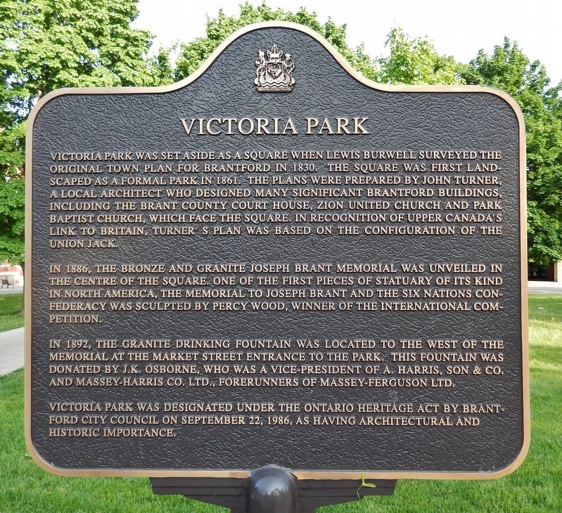 Victoria Park Marker. Click for full size. Victoria Park Marker image. Click for full size.