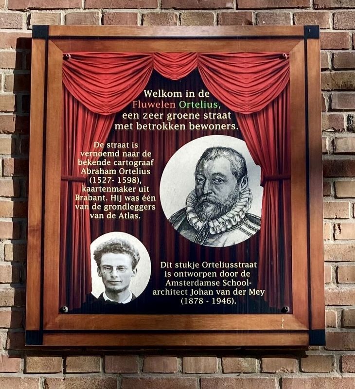 Fluwelen Ortelius Marker. Click for full size. Fluwelen Ortelius Marker image. Click for full size.