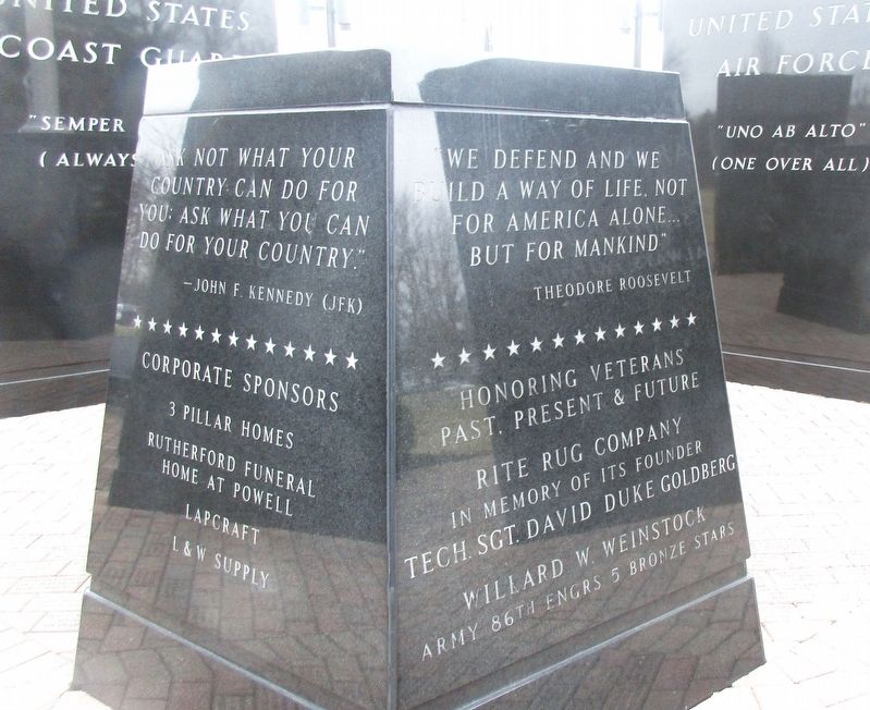 Powell Veterans Memorial. Click for full size. Powell Veterans Memorial image. Click for full size.