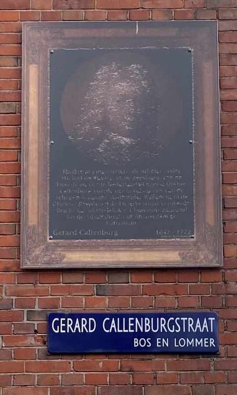 Gerard Callenburg Marker. Click for full size. Gerard Callenburg Marker image. Click for full size.
