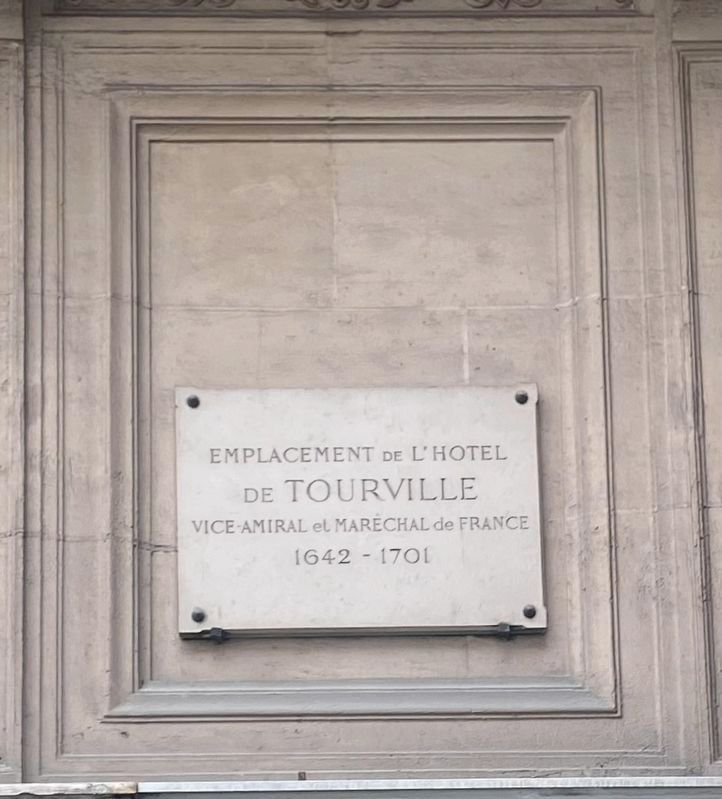 Admiral Tourville Marker. Click for full size. Admiral Tourville Marker image. Click for full size.