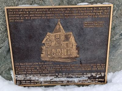 103 Main Street (now Park Avenue) Marker image. Click for full size.