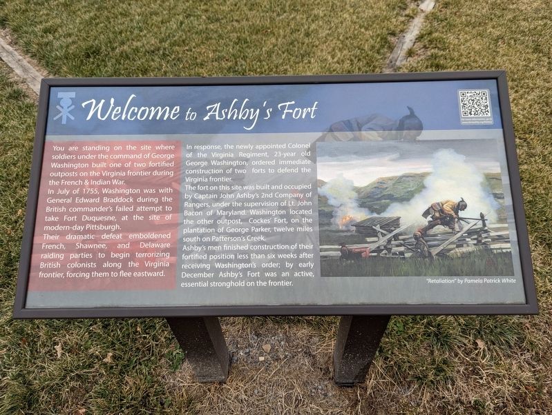 Welcome to Ashby's Fort Marker image. Click for full size.