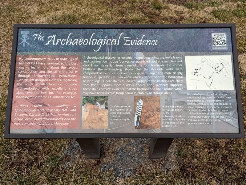 The Archaeological Evidence Marker image. Click for full size.