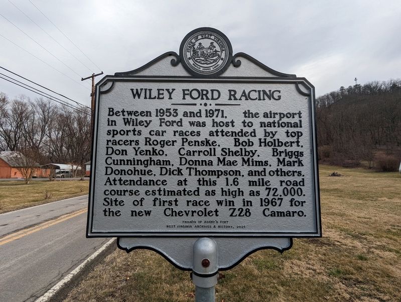 Wiley Ford Racing Marker image. Click for full size.