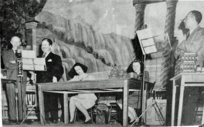 Marker detail: CFCH Radio Opening Night, March 1931 image. Click for full size.