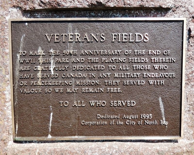 Veterans Fields Marker. Click for full size. Veterans Fields Marker image. Click for full size.
