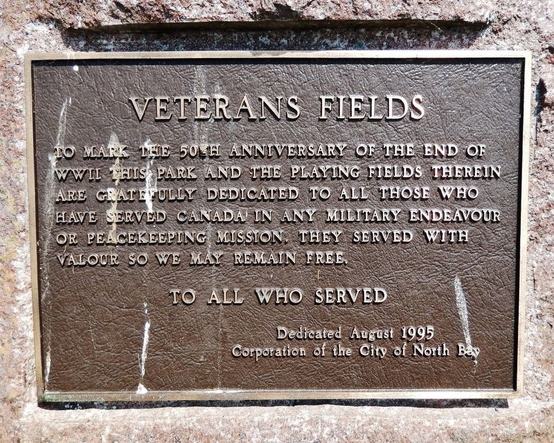 Veterans Fields Marker image. Click for full size.