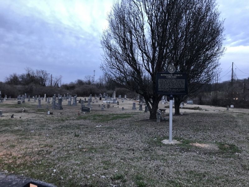 Bethlehem Church Cemetery Marker image. Click for full size.