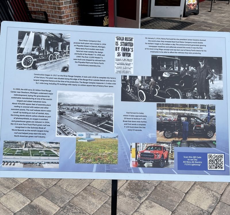 Ford Motor Company Marker. Click for full size. Ford Motor Company Marker image. Click for full size.
