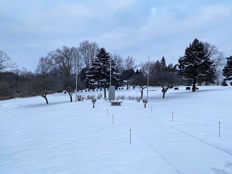 Pewamo Veterans Memorial. Click for full size. Pewamo Veterans Memorial image. Click for full size.