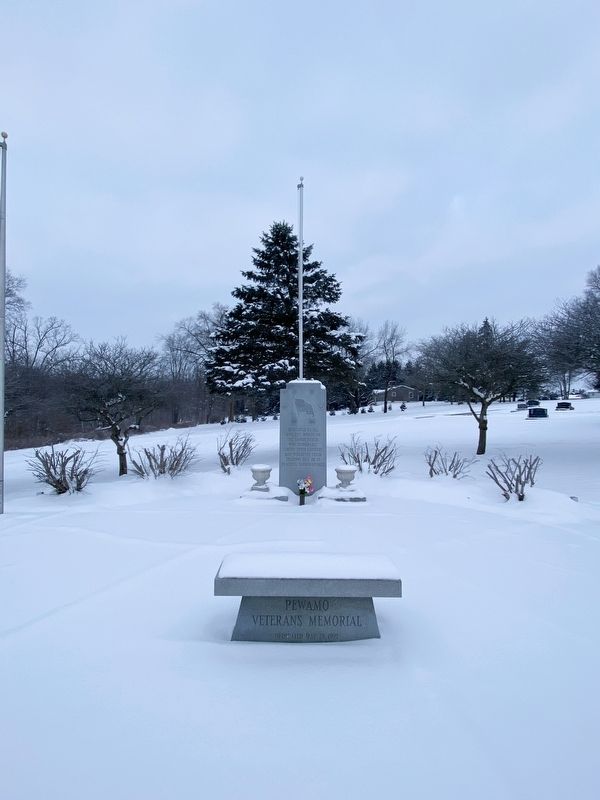 Pewamo Veterans Memorial image. Click for full size.