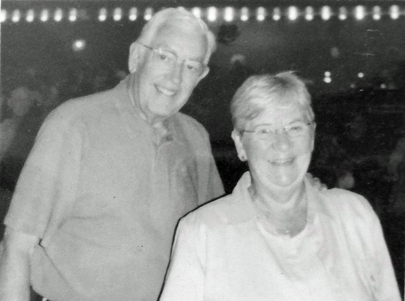Marker detail: Jack & Elaine Burrows, circa 2000 image. Click for full size.