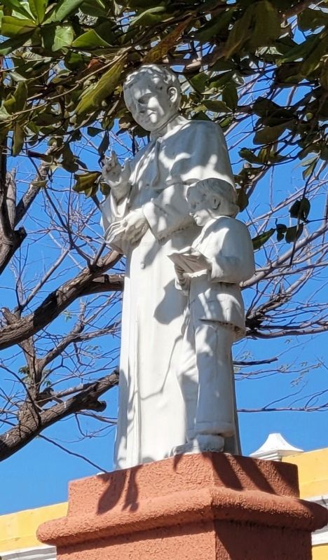 Closeup of San Juan Bosco Statue. Click for full size. Closeup of San Juan Bosco Statue image. Click for full size.