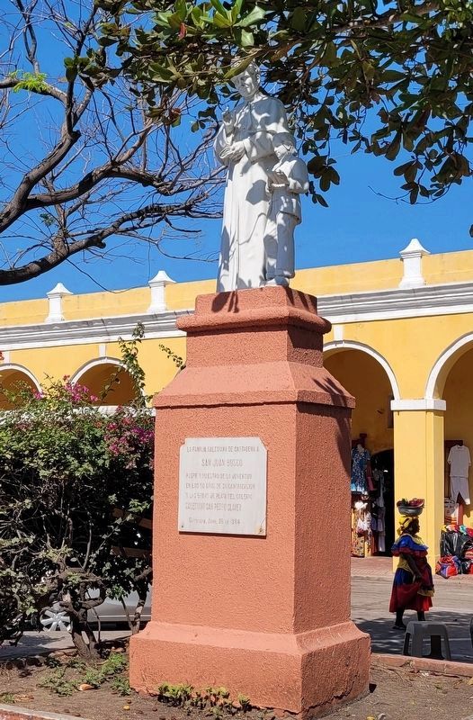 The San Juan Bosco Marker and Statue. Click for full size. The San Juan Bosco Marker and Statue image. Click for full size.