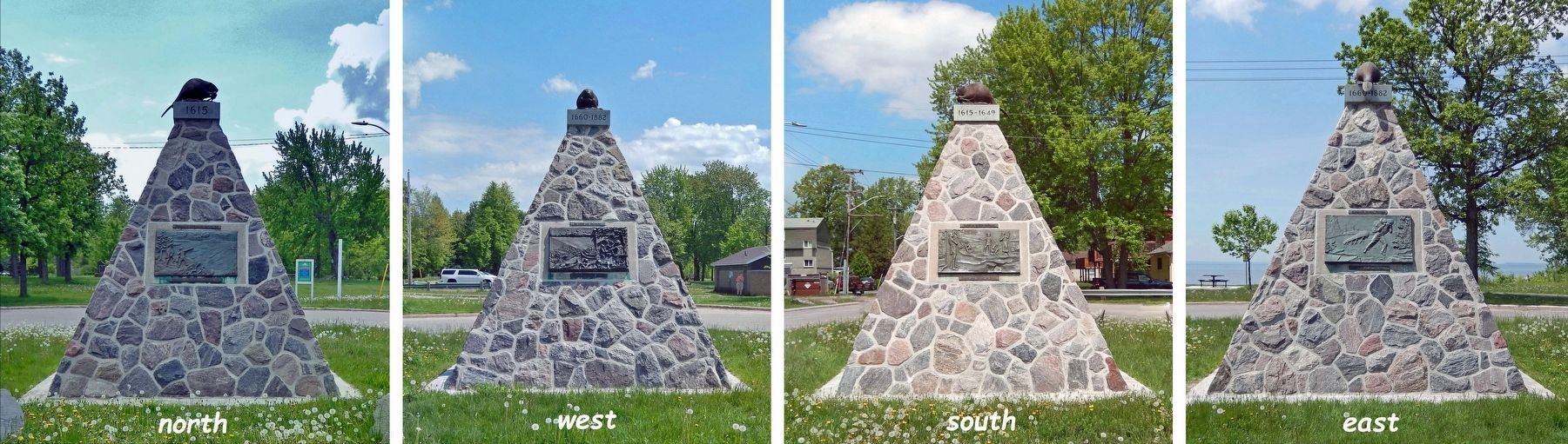 400 Years of Francophone Presence / 400 ans de présence francophone Monument. Click for full size. 400 Years of Francophone Presence / 400 ans de présence francophone Monument image. Click for full size.