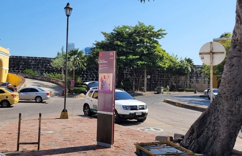 The view of the front side of the Marker from the median. Click for full size. The view of the front side of the Marker from the median image. Click for full size.