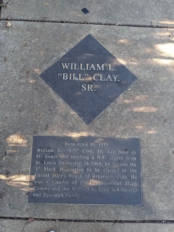 William L. "Bill" Clay, Sr. Marker image. Click for full size.