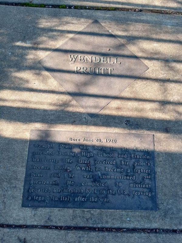Wendell Pruitt Marker. Click for full size. Wendell Pruitt Marker image. Click for full size.