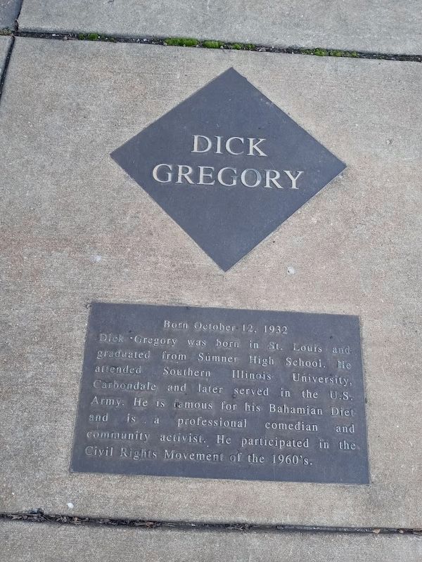 Dick Gregory Marker image. Click for full size.