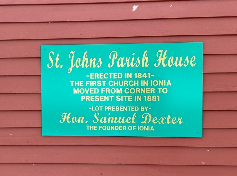 St. Johns Parish House Marker. Click for full size. St. Johns Parish House Marker image. Click for full size.