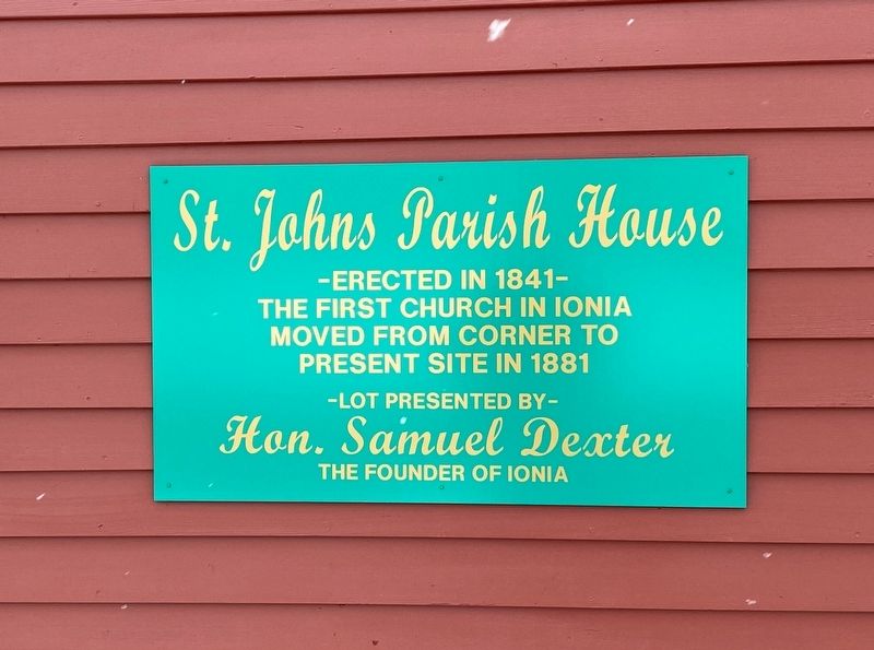 St. Johns Parish House Marker image. Click for full size.