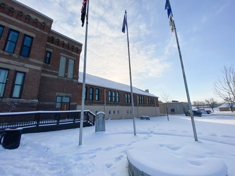 Ionia County World War II Veterans Memorial. Click for full size. Ionia County World War II Veterans Memorial image. Click for full size.
