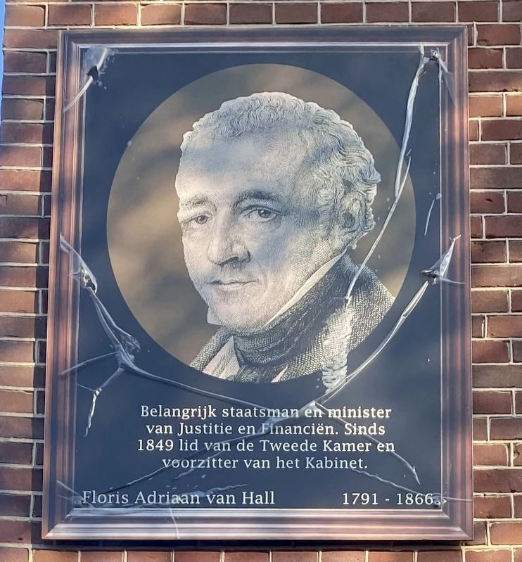 Floris Adriaan van Hall Marker image. Click for full size.