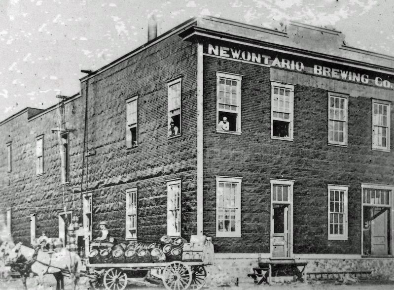 Marker detail: New Ontario Brewing Company, Ltd. image. Click for full size.