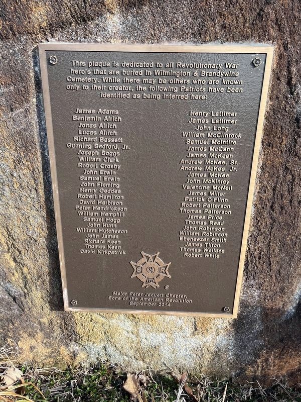 Revolutionary War Memorial Marker image. Click for full size.