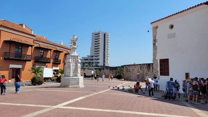 The Aduana Square and Marker. Click for full size. The Aduana Square and Marker image. Click for full size.