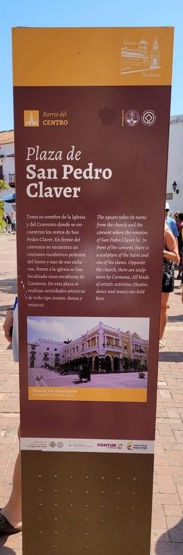 San Pedro Claver Square Marker image. Click for full size.