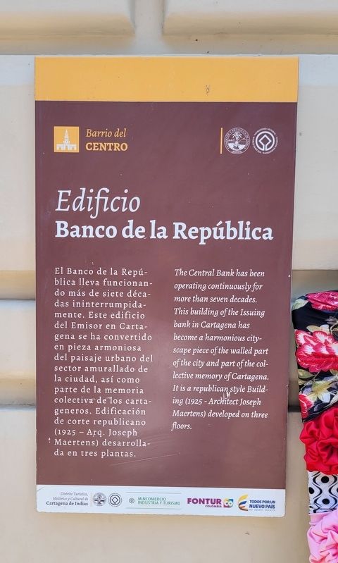 Bank of the Republic Building Marker image. Click for full size.