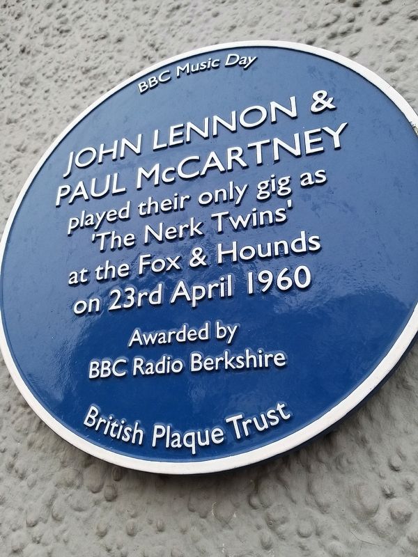 John Lennon & Paul McCartney Marker. Click for full size. John Lennon & Paul McCartney Marker image. Click for full size.