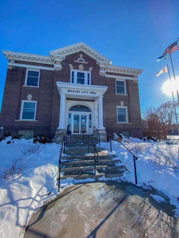 Belding City Hall image. Click for full size.