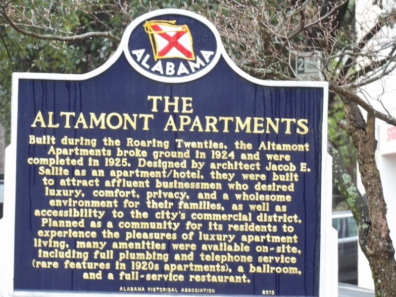 The Altamont Apartments Marker image. Click for full size.