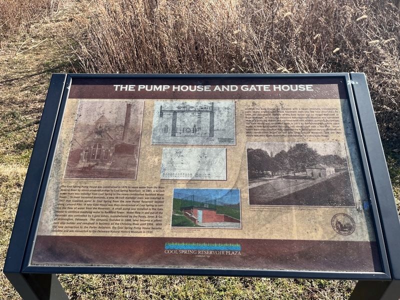 The Pump House and Gate House Marker image. Click for full size.