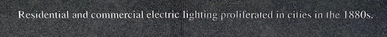 Residential and Commercial Electric Lighting Marker. Click for full size. Residential and Commercial Electric Lighting Marker image. Click for full size.