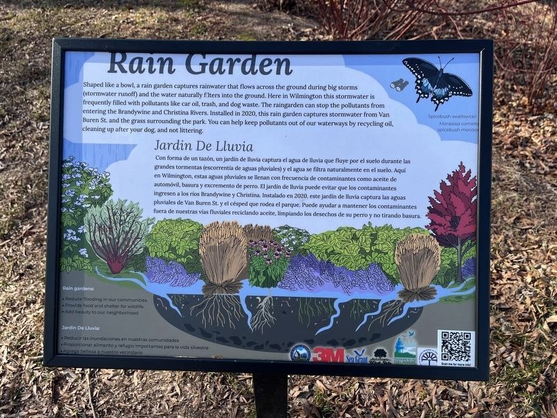 Rain Garden / Jardin De Lluvia Marker image. Click for full size.