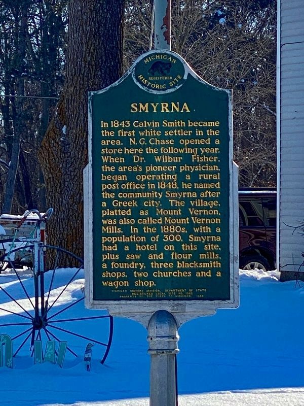Smyrna Marker. Click for full size. Smyrna Marker image. Click for full size.