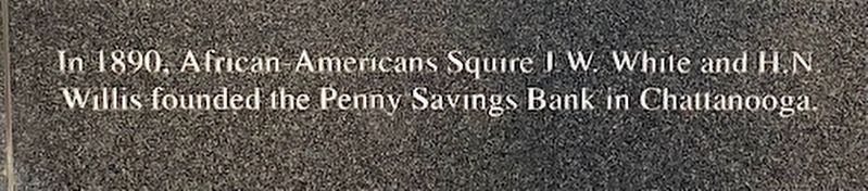 Penny Savings Bank Marker image. Click for full size.