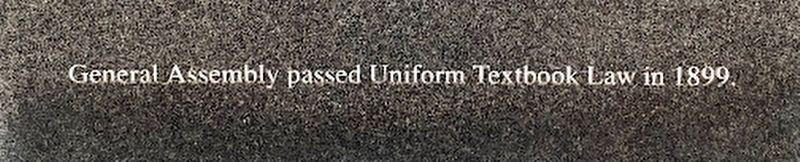 Uniform Textbook Law Marker image. Click for full size.