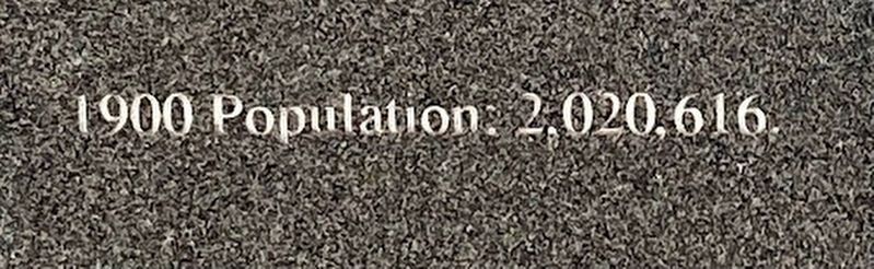 1900 Population Marker. Click for full size. 1900 Population Marker image. Click for full size.